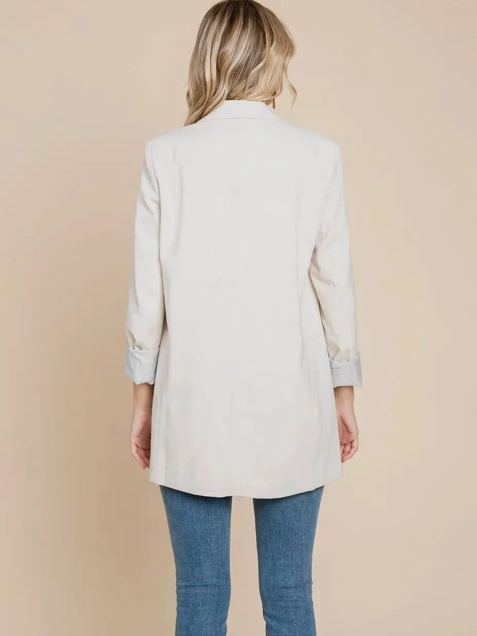 Make it Easy Blazer: Linen