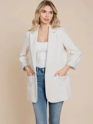Make it Easy Blazer: Linen