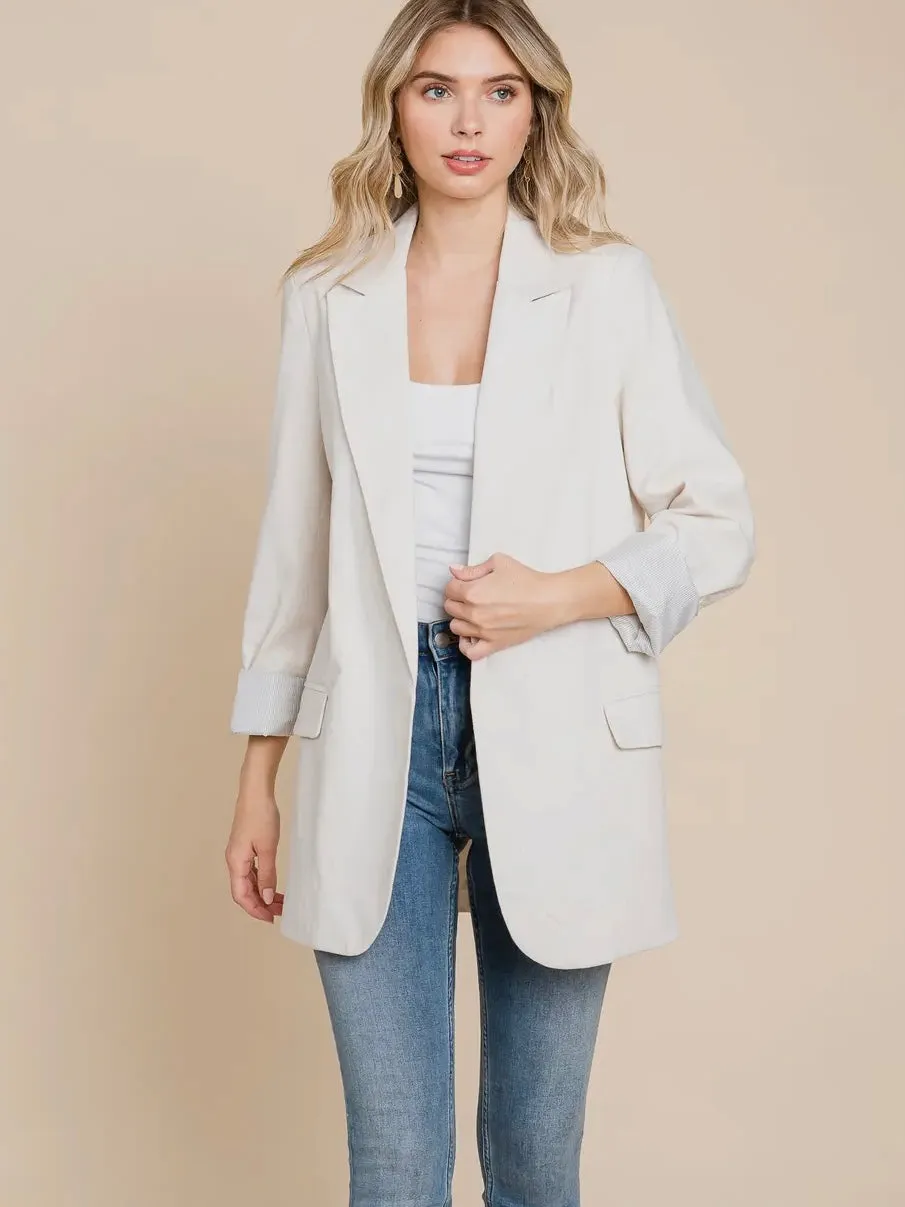 Make it Easy Blazer: Linen