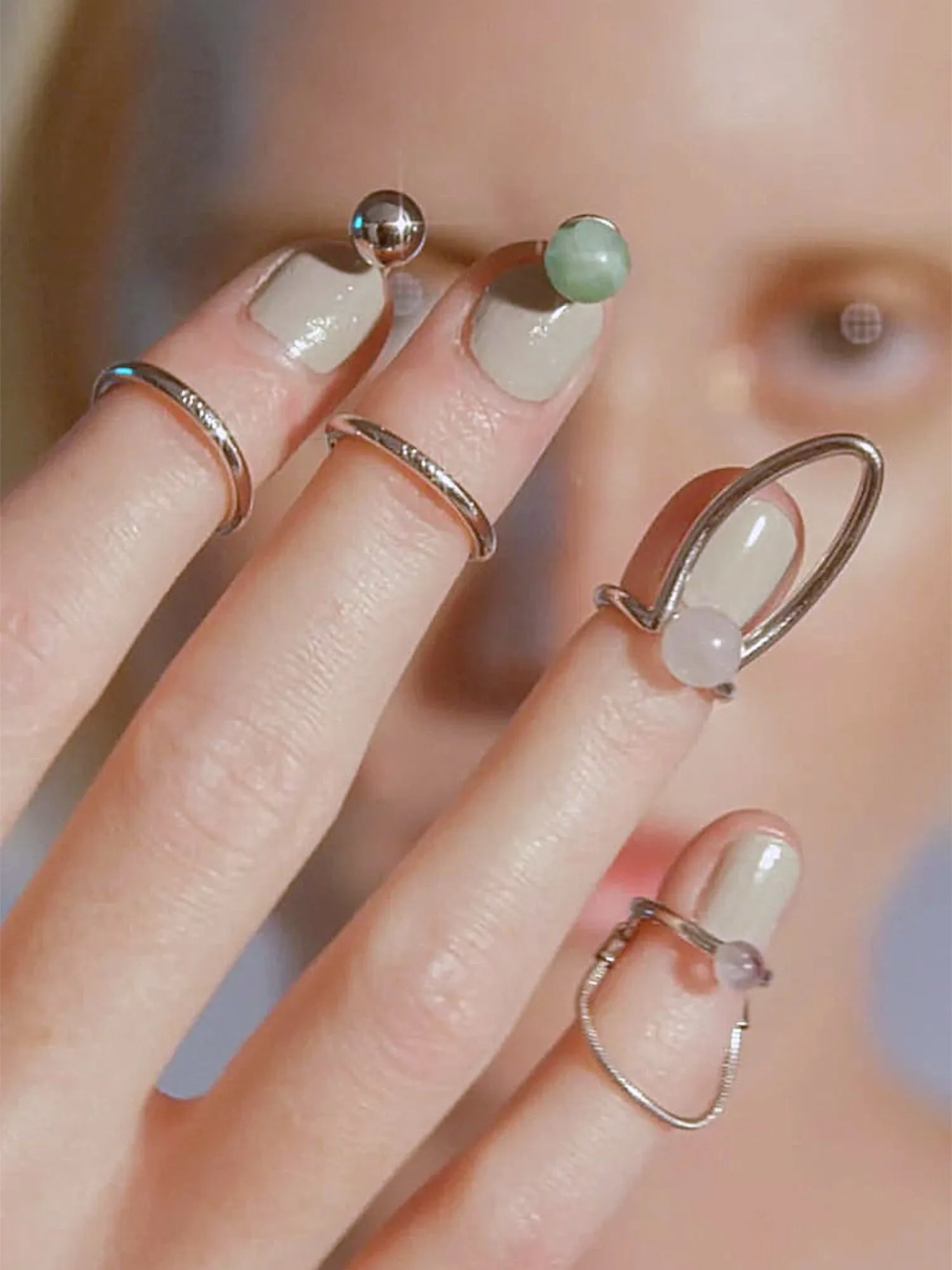 MAM Set of 4 Nail Rings