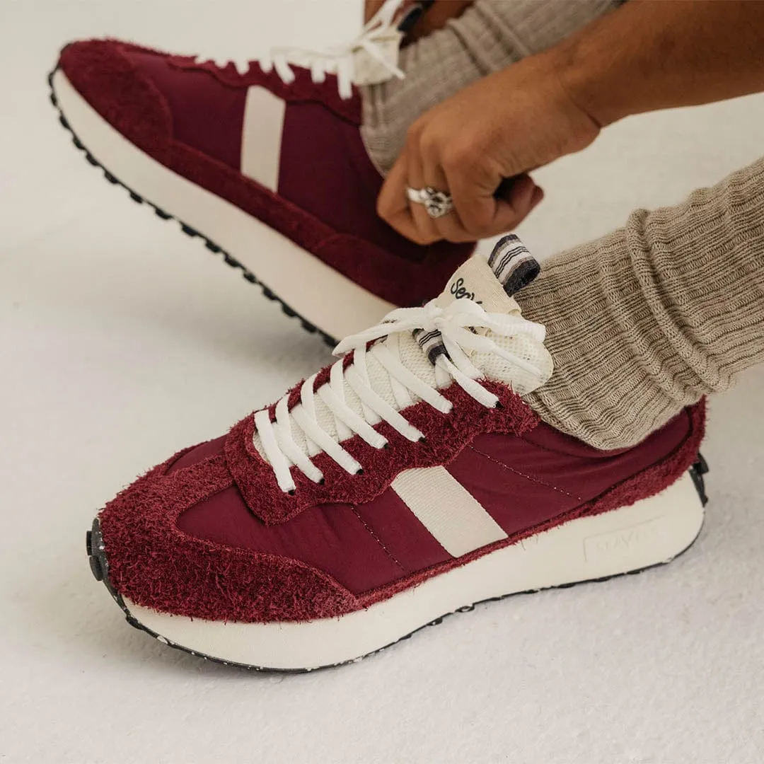 Mens - Acorn Trainer - Bordeaux