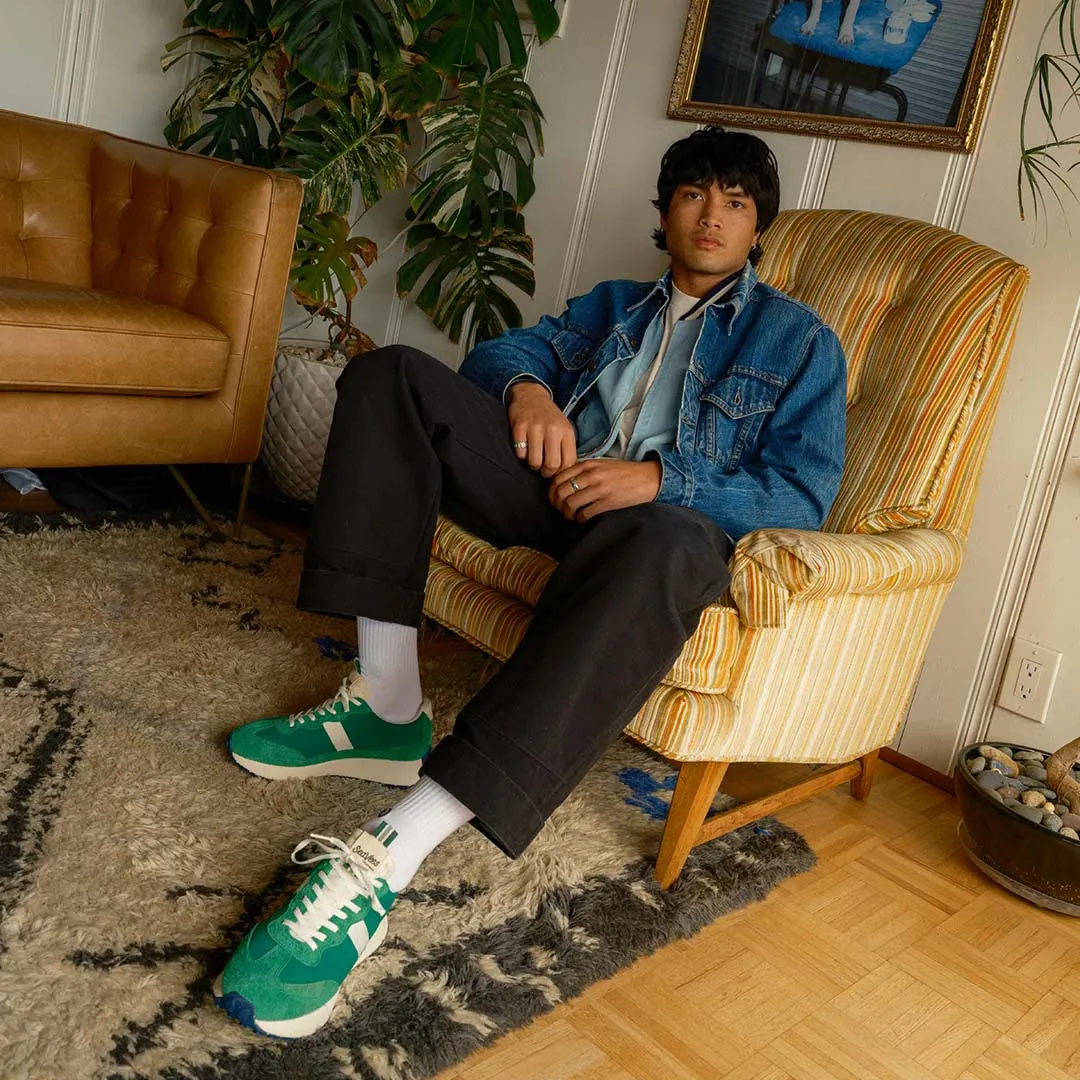 Mens - Acorn Trainer - Grass Green