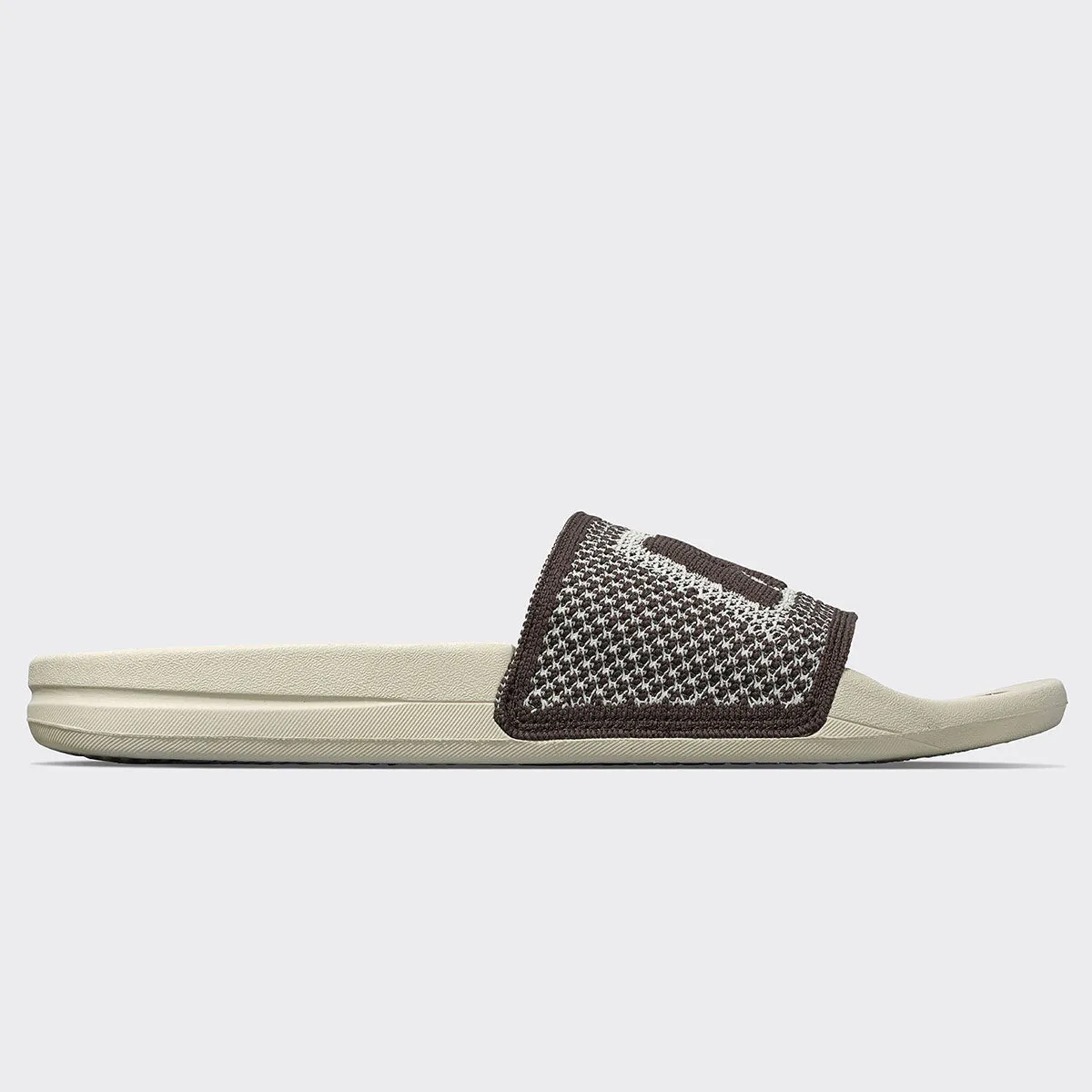 Men's | Big Logo TechLoom Slide | Chocolate / Pristine / Pristine