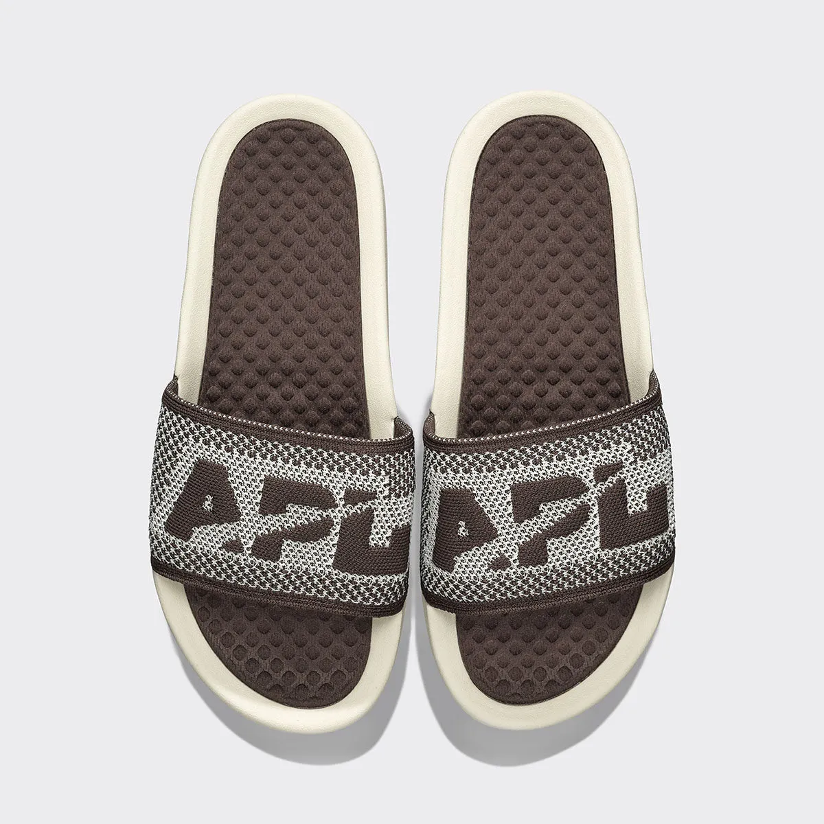 Men's | Big Logo TechLoom Slide | Chocolate / Pristine / Pristine