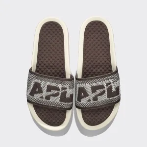 Men's | Big Logo TechLoom Slide | Chocolate / Pristine / Pristine