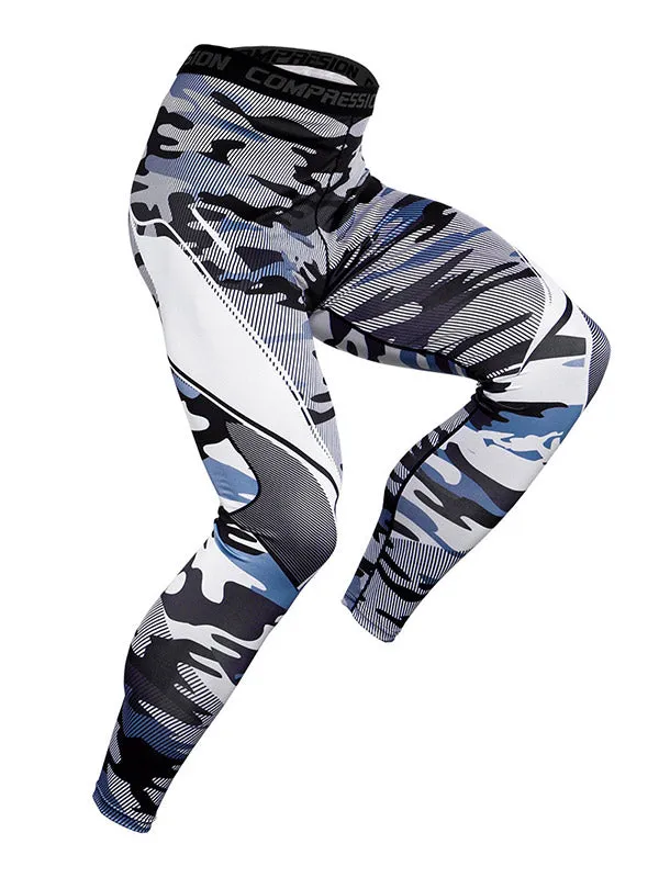 Men's Camo Stretch Tracksuit Set