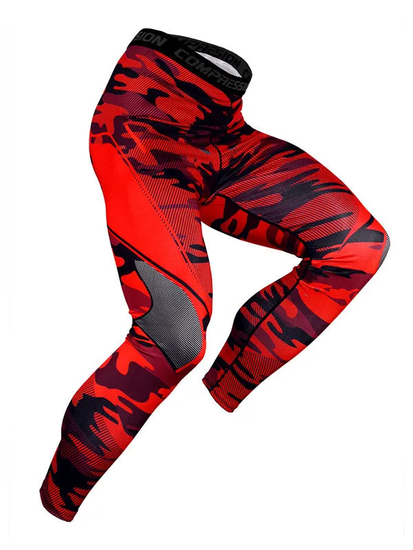 Men's Camo Stretch Tracksuit Set