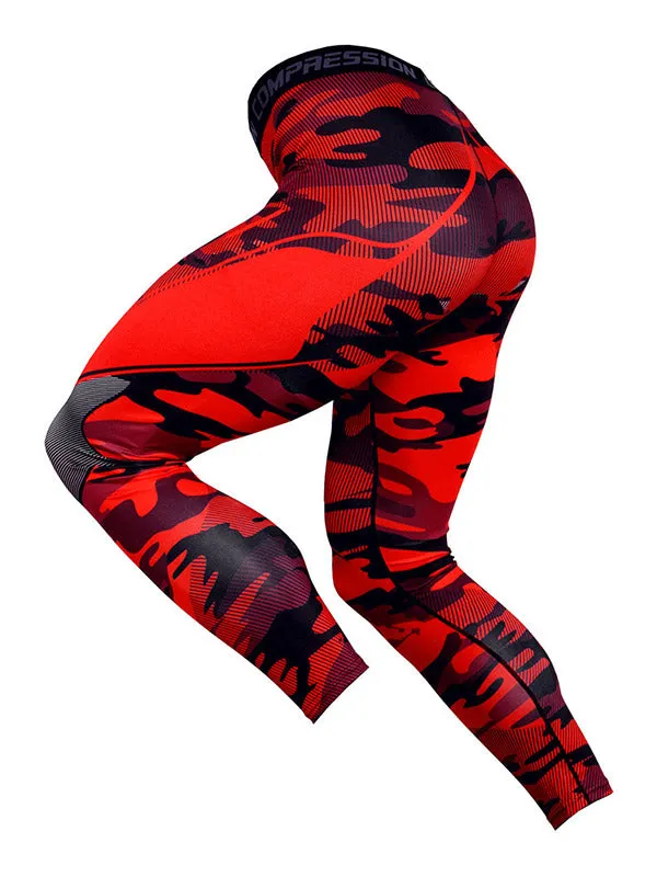 Men's Camo Stretch Tracksuit Set