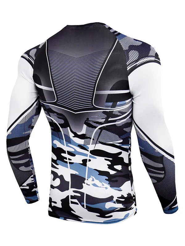 Men's Camo Stretch Tracksuit Set