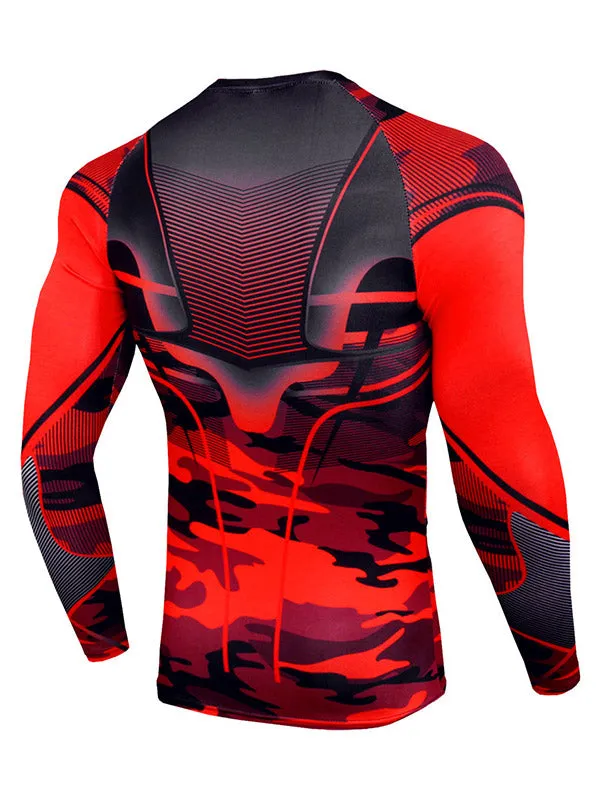 Men's Camo Stretch Tracksuit Set