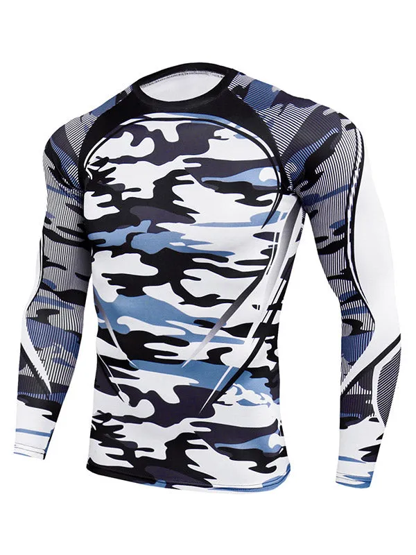Men's Camo Stretch Tracksuit Set