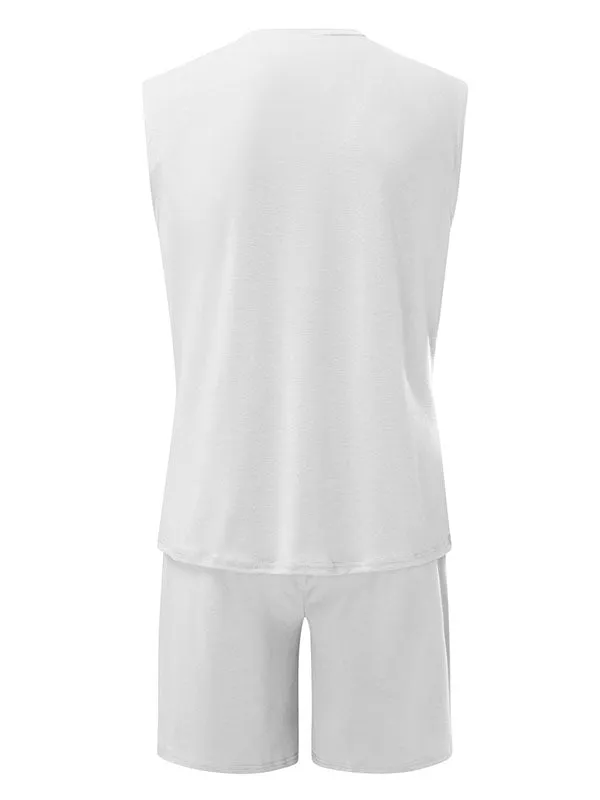 Men's Cotton Blend Tank Set
