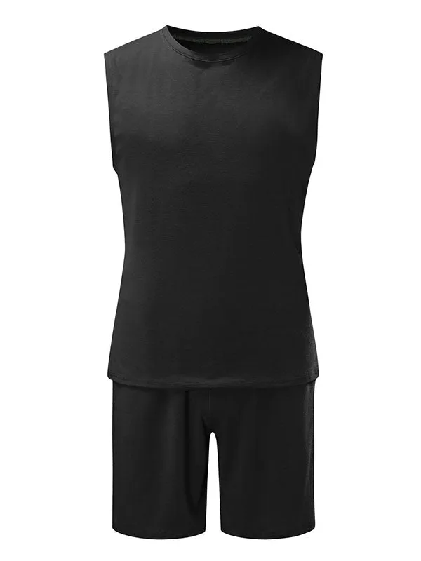 Men's Cotton Blend Tank Set