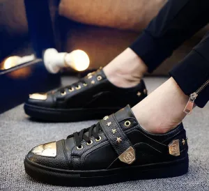 Men's Metal Sequin Designer Shoes