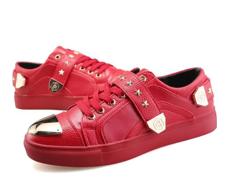 Men's Metal Sequin Designer Shoes