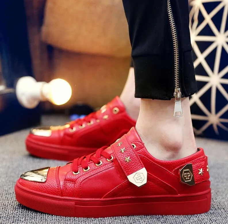 Men's Metal Sequin Designer Shoes