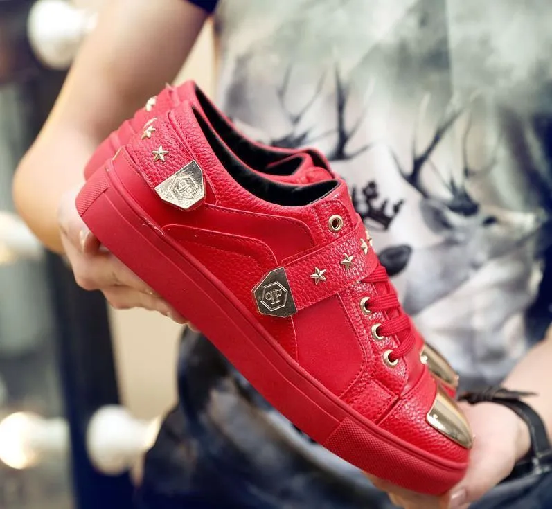 Men's Metal Sequin Designer Shoes