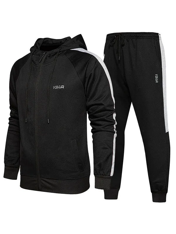 Men's Raglan Sleeve Tracksuit Set