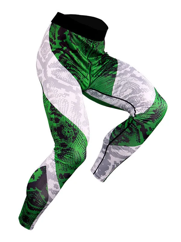 Men's Snake Pattern Tracksuit Set
