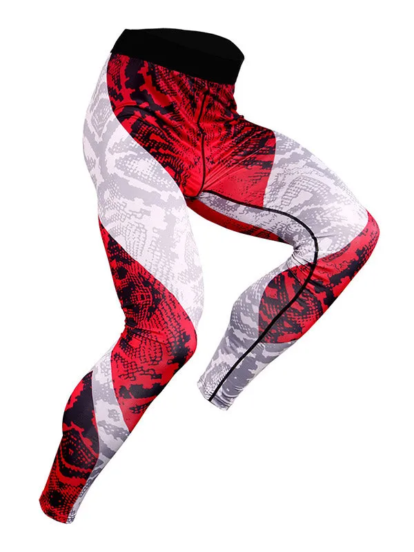 Men's Snake Pattern Tracksuit Set