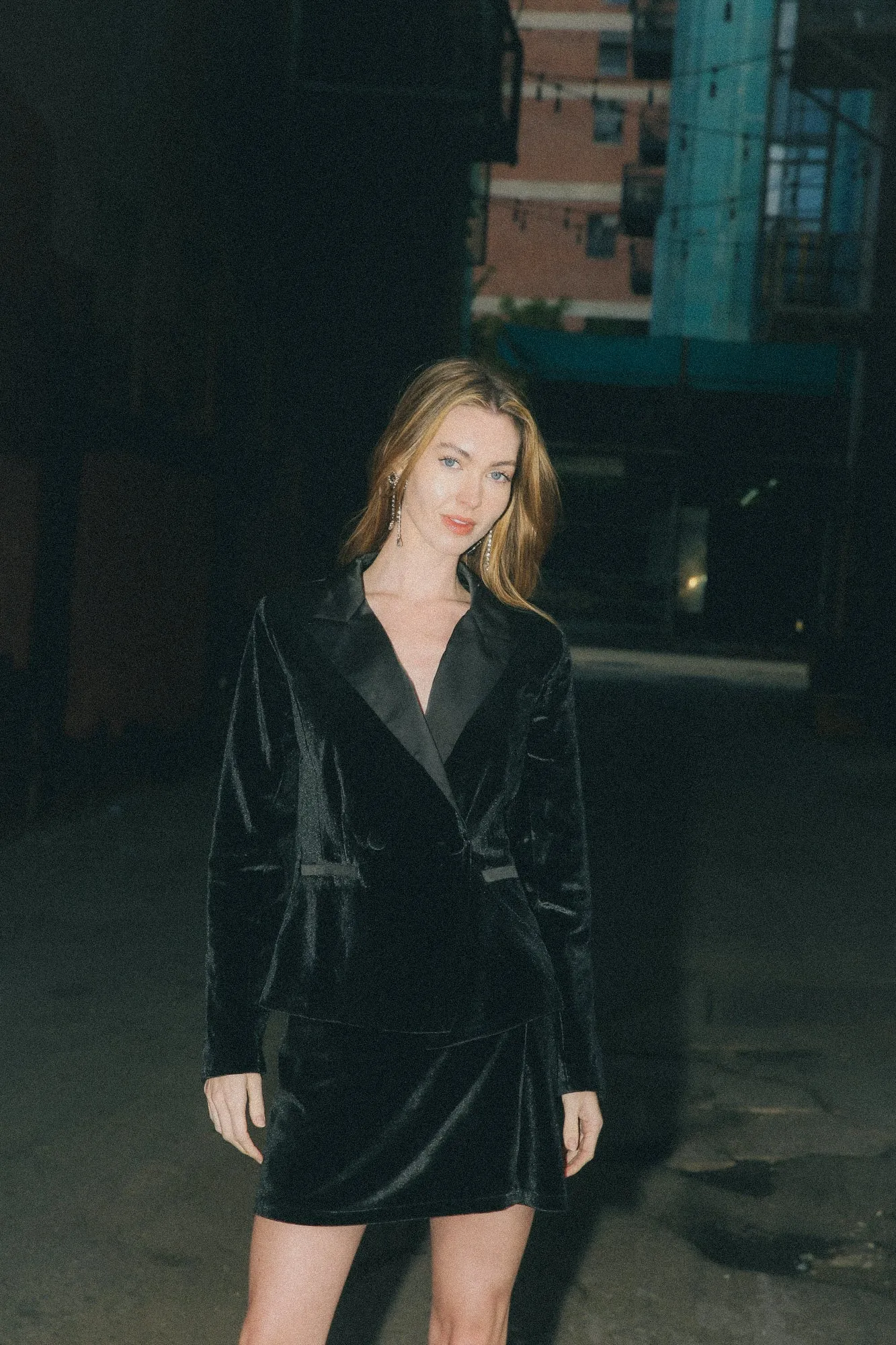 Meryl Velvet Blazer