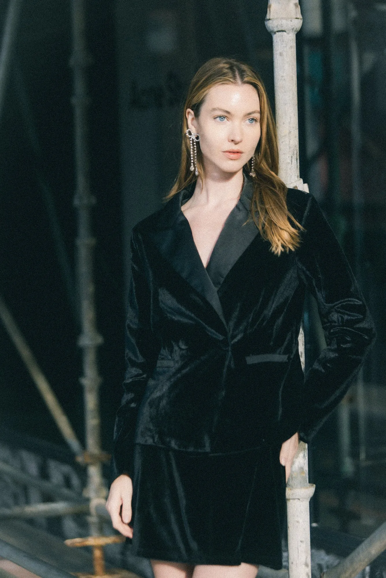 Meryl Velvet Blazer