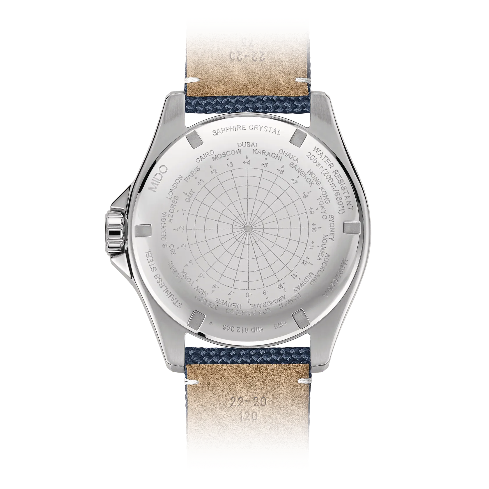 Mido Ocean Star GMT Blue Dial Men's Watch M0266291705100