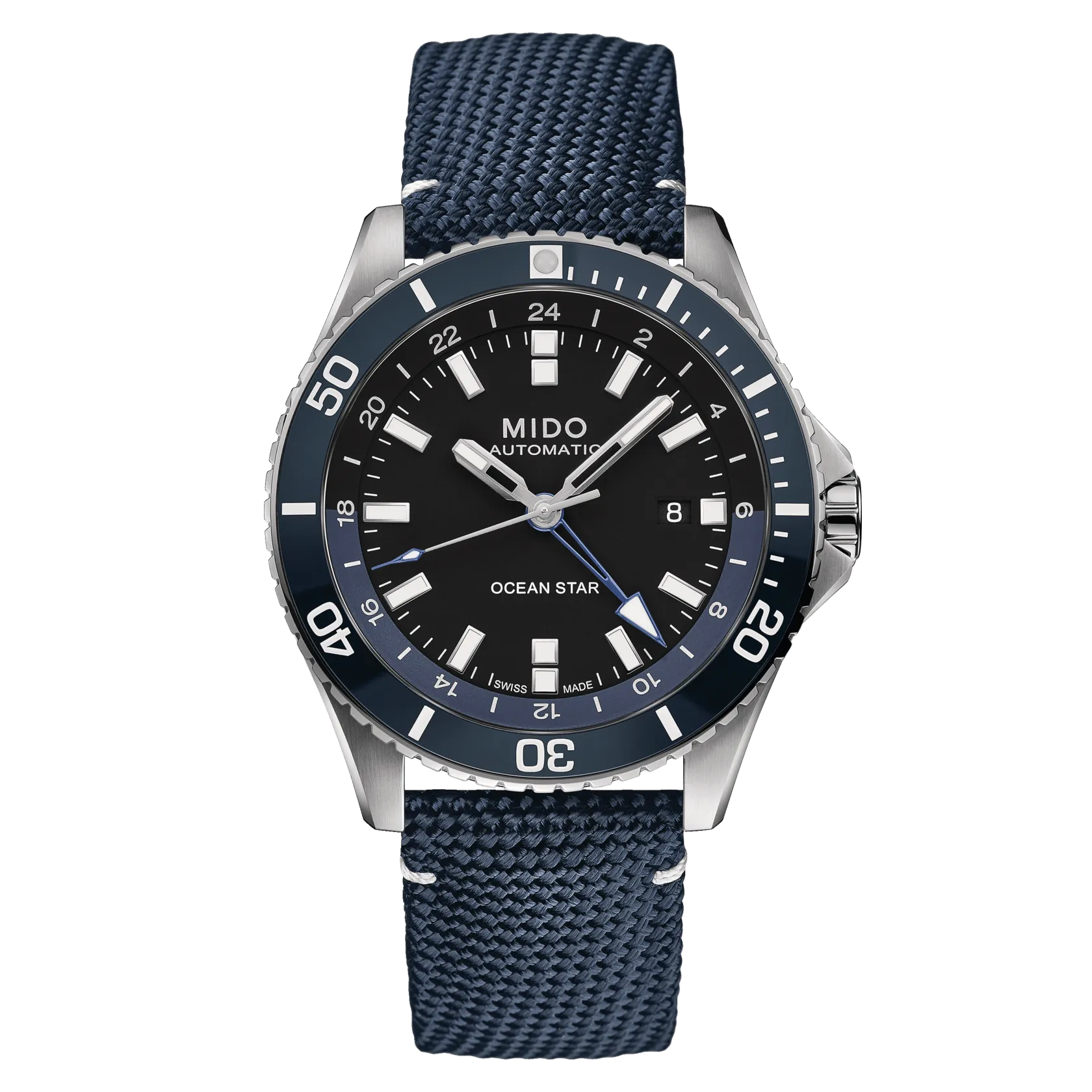 Mido Ocean Star GMT Blue Dial Men's Watch M0266291705100