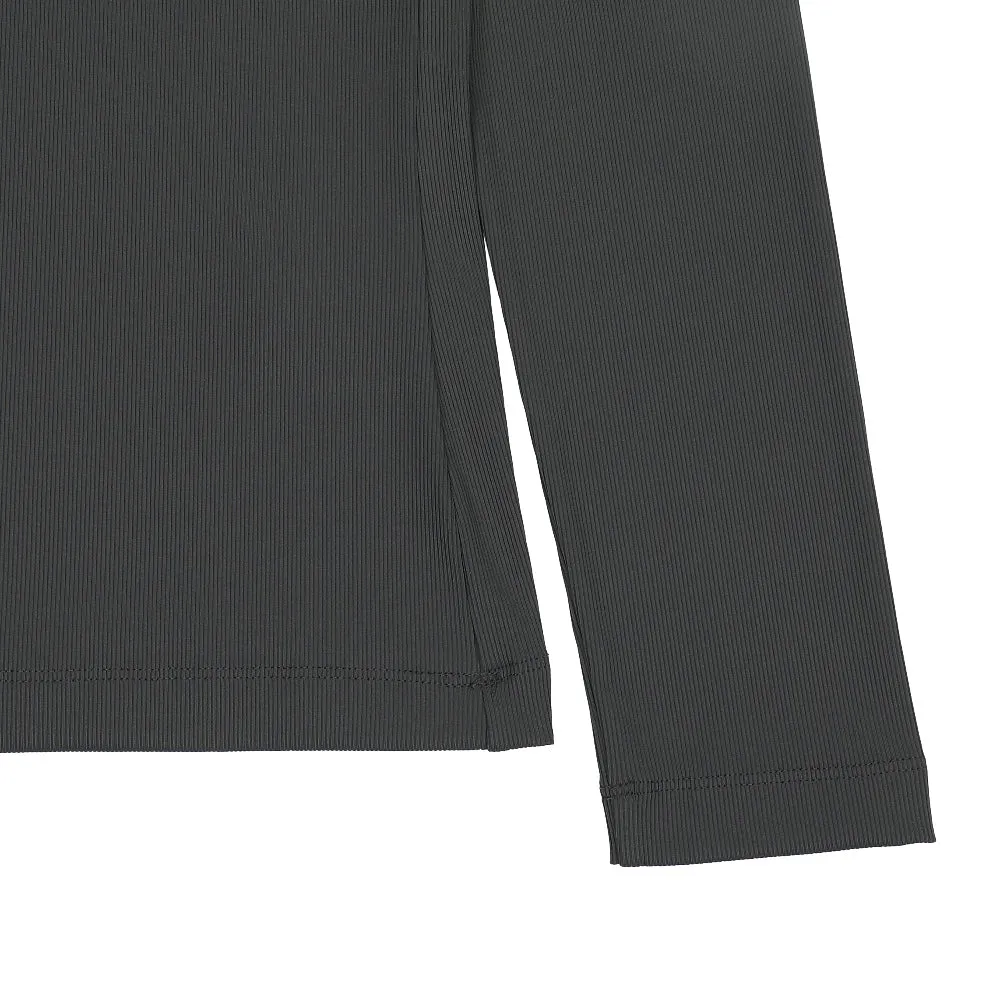 Monday Flow Women's Slim Layer Top - Charcoal Gray
