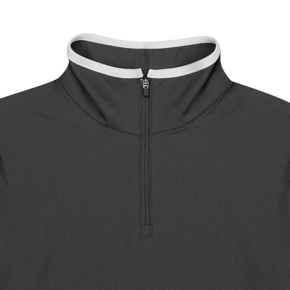 Monday Flow Women's Slim Layer Top - Charcoal Gray