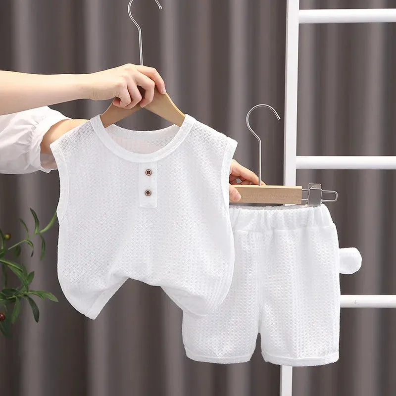 New Summer Baby Vest and Shorts Set