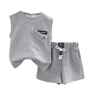 New Summer Baby Vest and Shorts Set