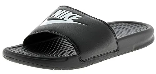 Nike Men's Benassi Just Do It Athletic Sandal, Black/Black/Black, 10 D(M) US