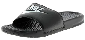 Nike Men's Benassi Just Do It Athletic Sandal, Black/Black/Black, 10 D(M) US