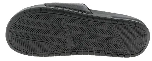 Nike Men's Benassi Just Do It Athletic Sandal, Black/Black/Black, 10 D(M) US