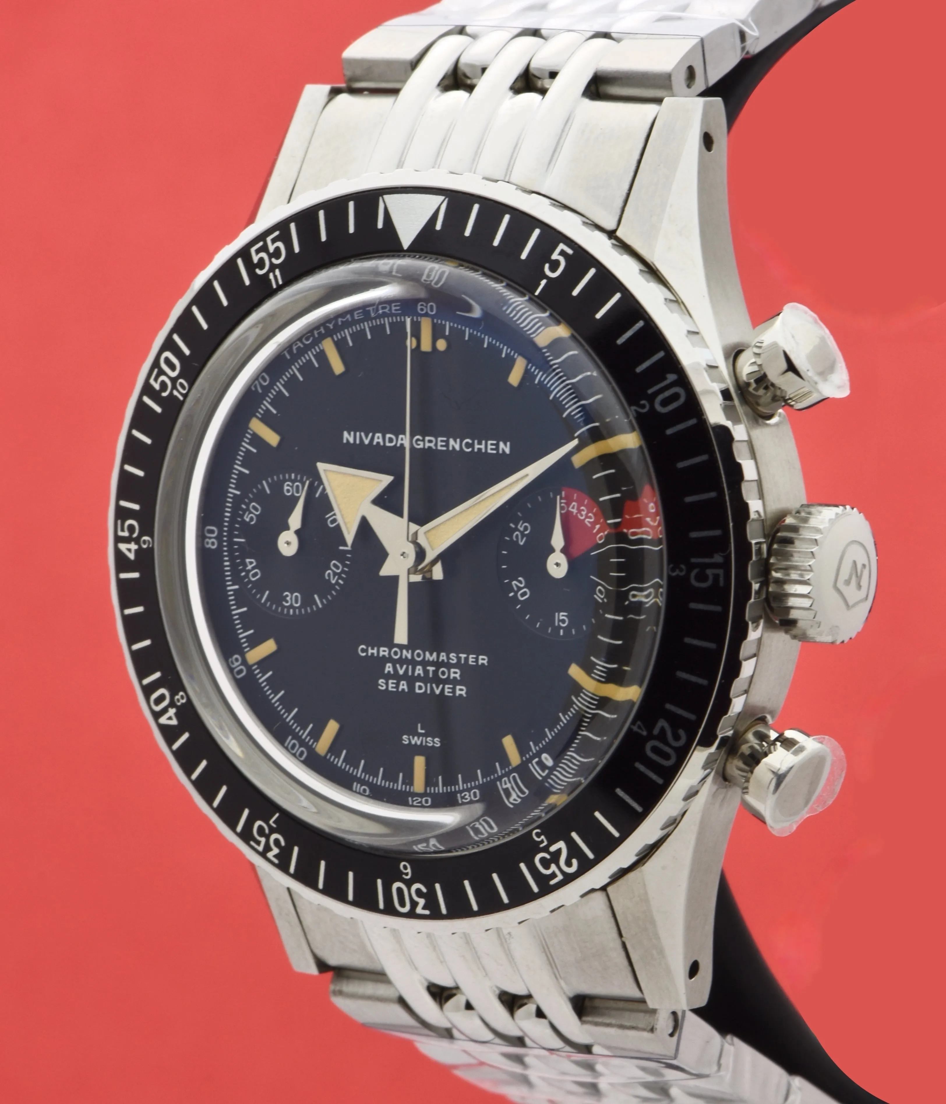 Nivada Grenchen Chronomaster Aviator Sea Diver Re-Edition, Ref. 86007M