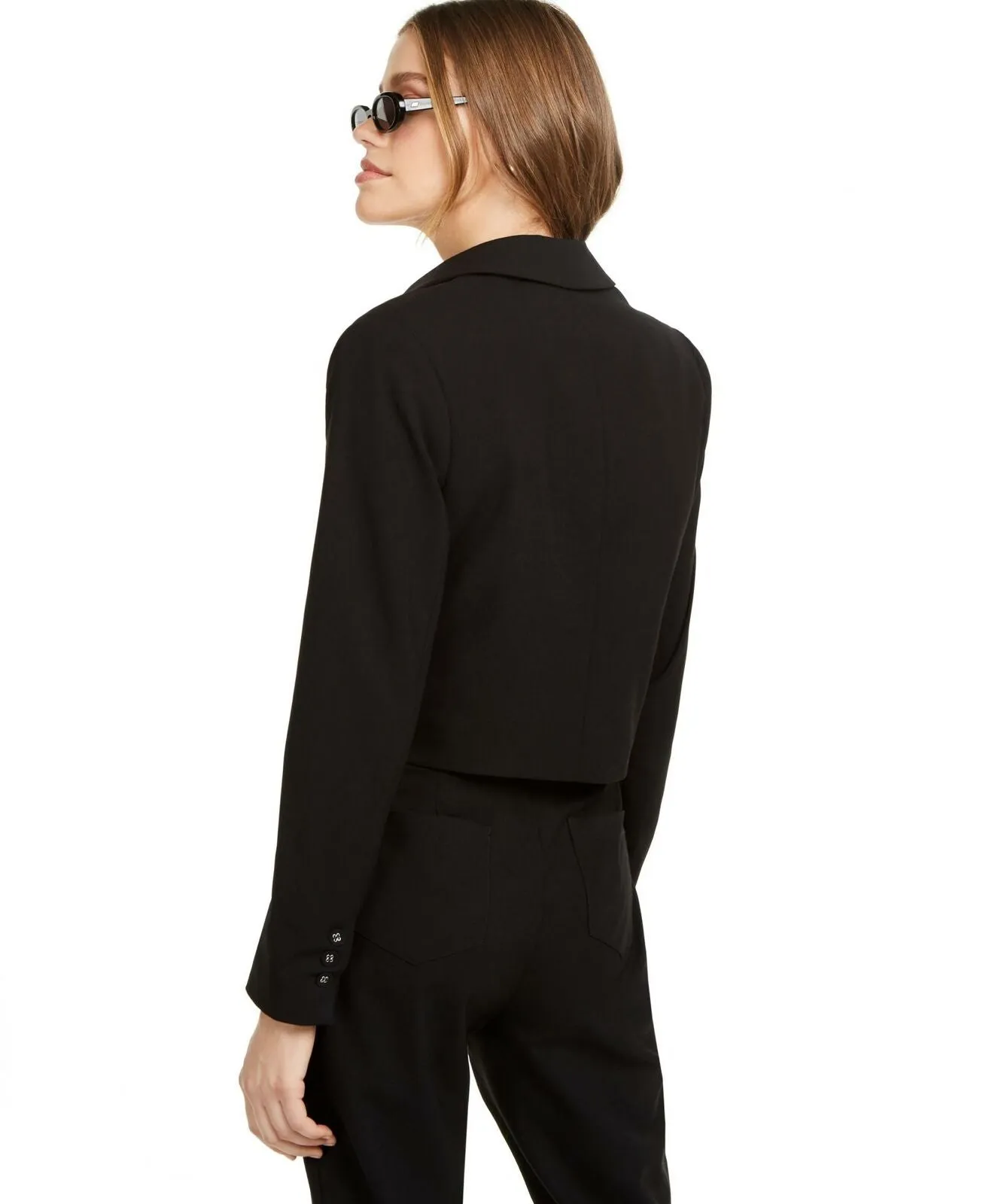 NWT Danielle Bernstein Women's Cropped Blazer Jacket. 719J103 Small