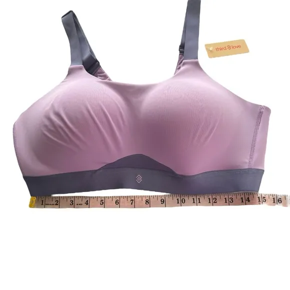 NWT ThirdLove Kinetic Adjustable Sports Bra 42C Lilac Blush High Impact Spandex