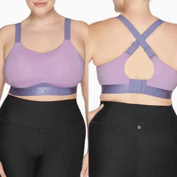 NWT ThirdLove Kinetic Adjustable Sports Bra 42C Lilac Blush High Impact Spandex
