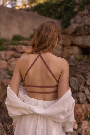 OCTAVIA Bralette in Copper