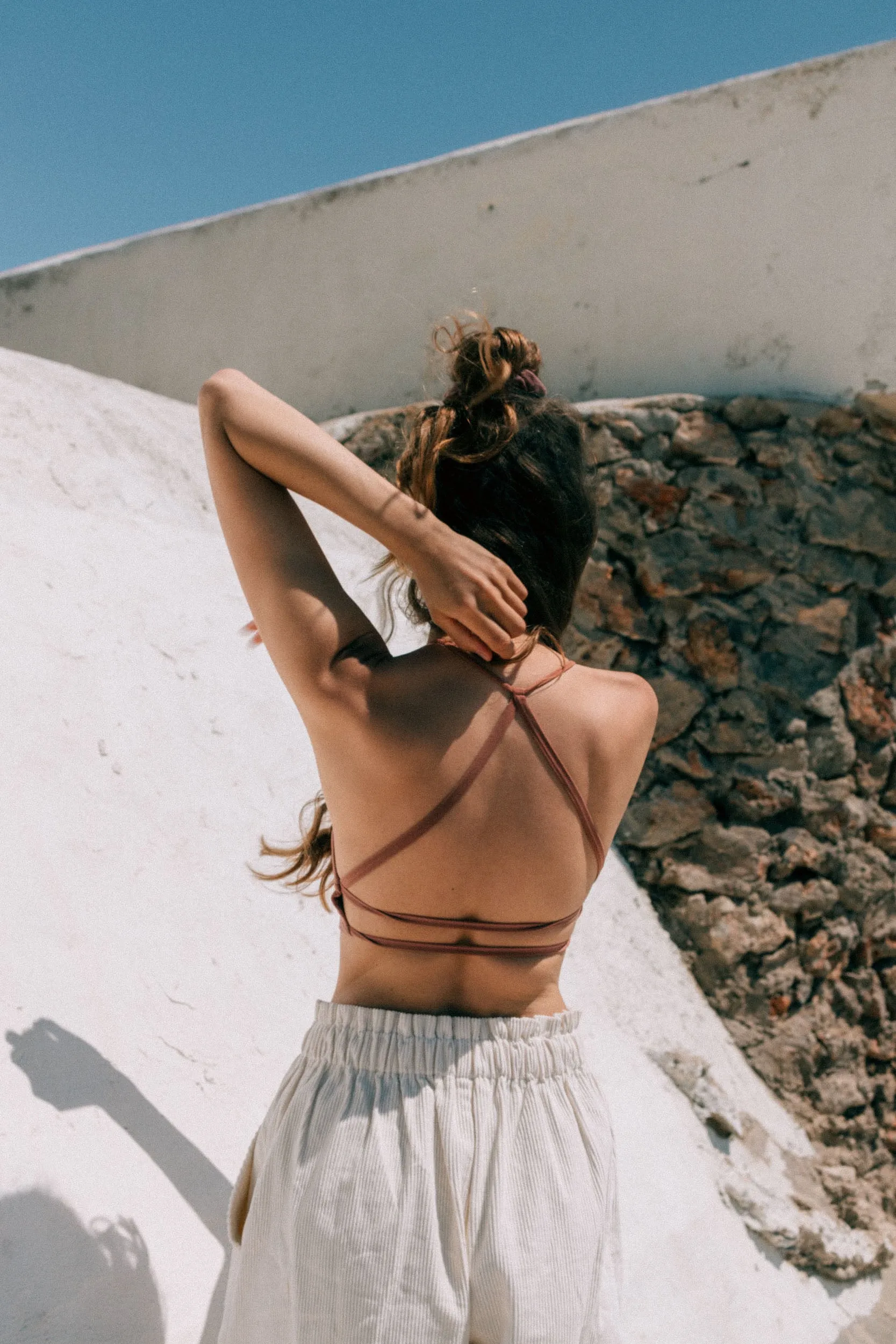OCTAVIA Bralette in Copper