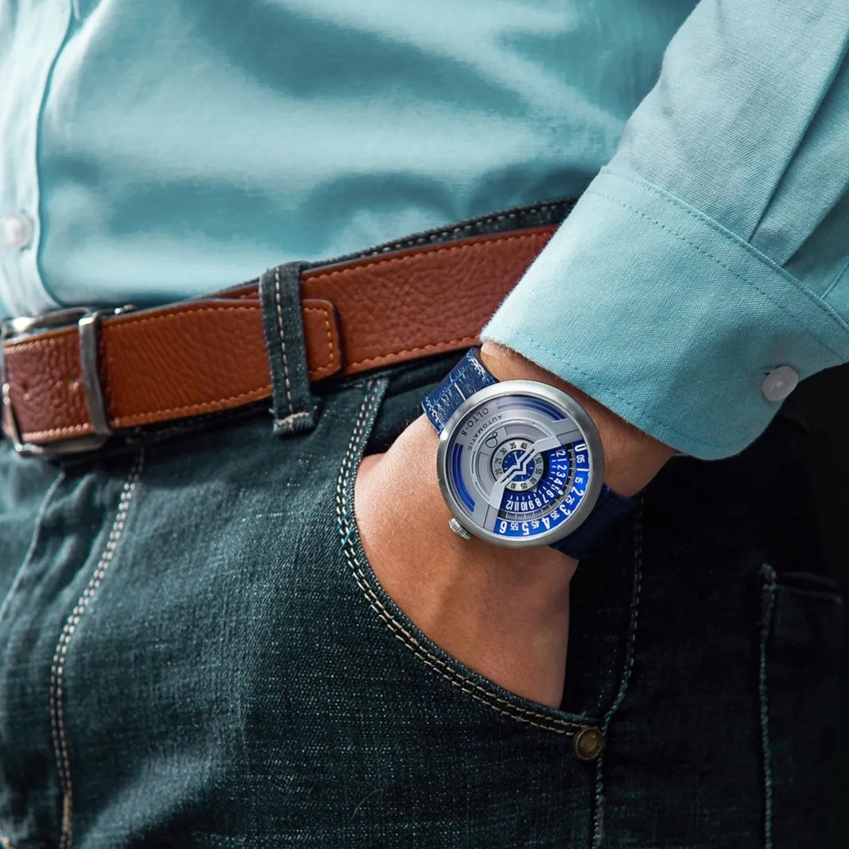 OLTO-8 INFINITY-I RPM-Style Automatic Blue