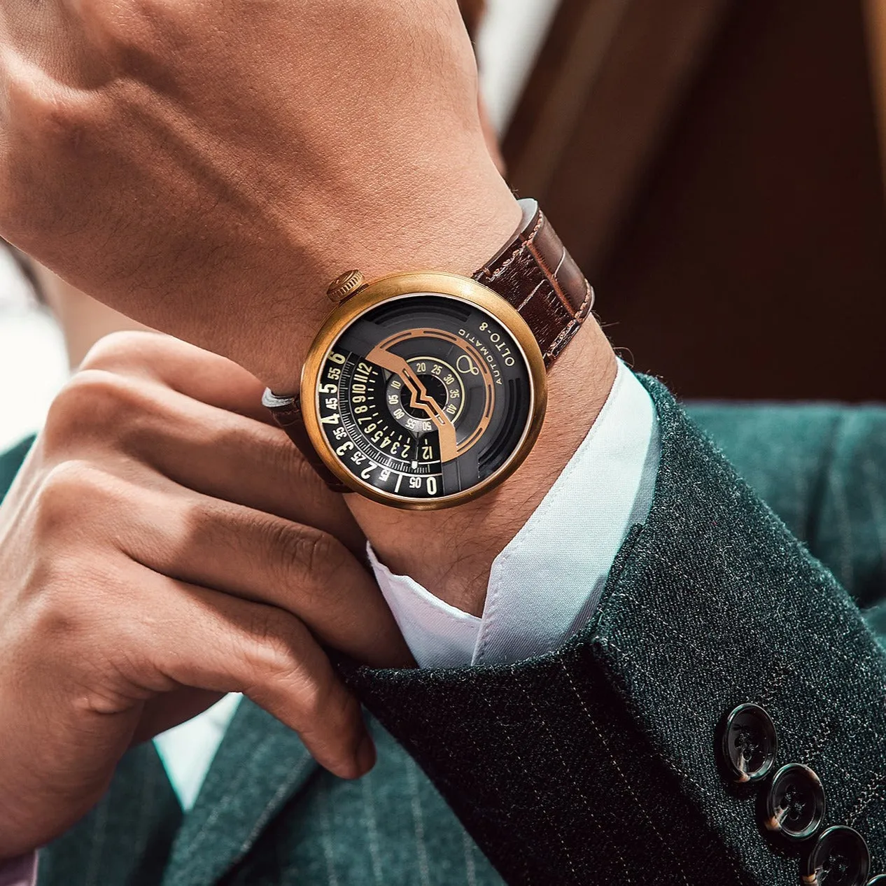 OLTO-8 INFINITY-I RPM-Style Automatic Bronze Edition