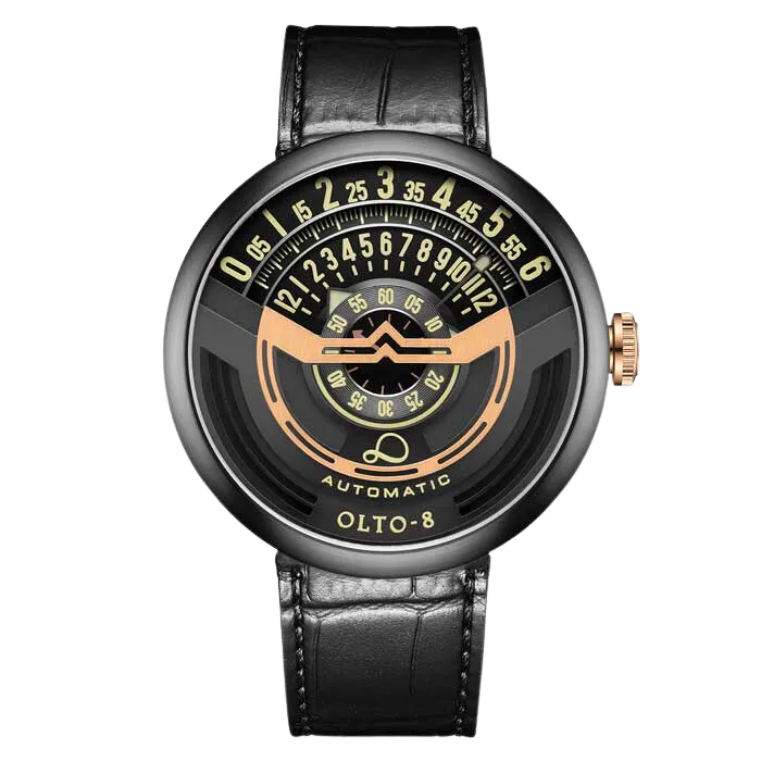 OLTO-8 INFINITY-I RPM-Style Automatic Gold Black