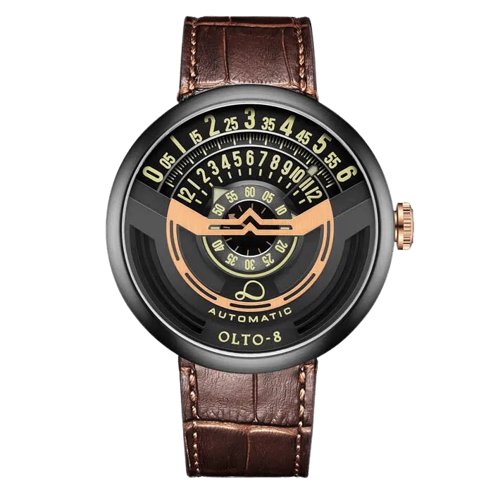 OLTO-8 INFINITY-I RPM-Style Automatic Gold Black