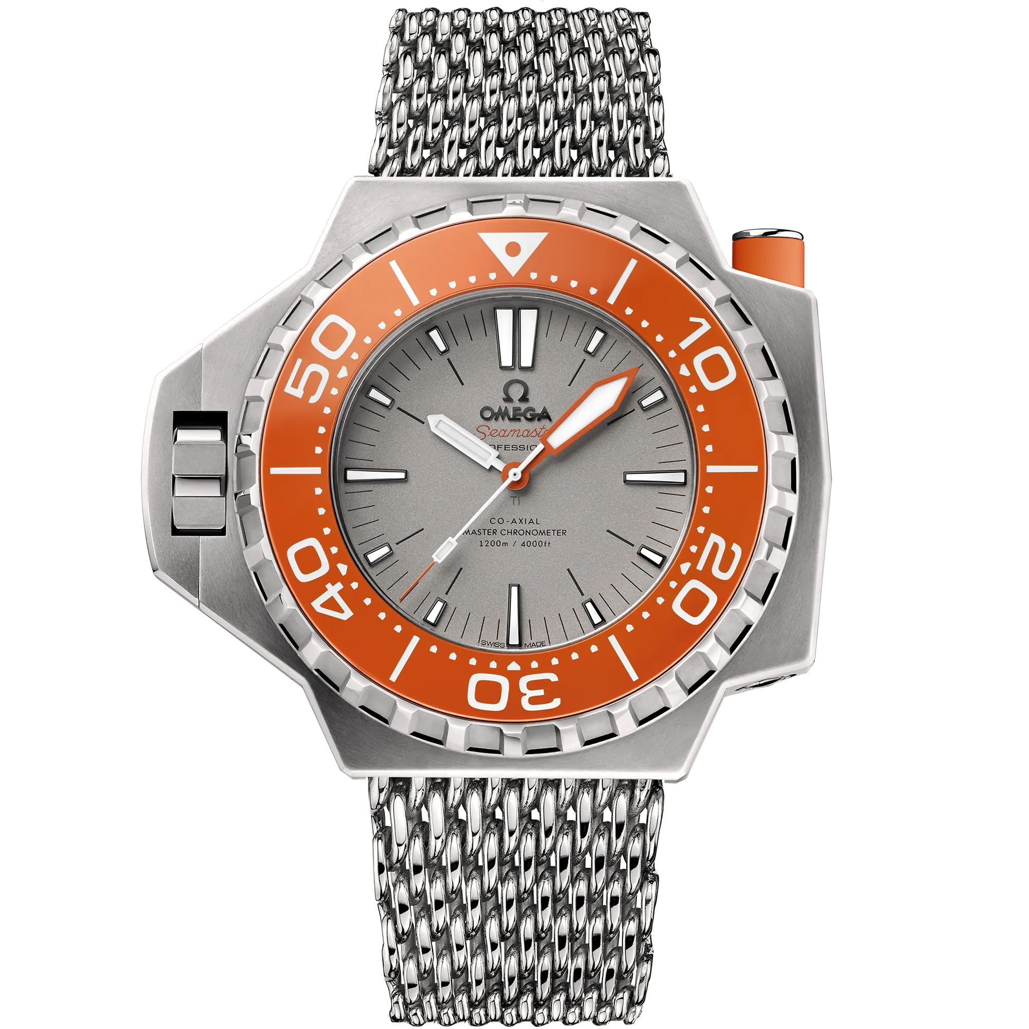 Omega Seamaster Ploprof 1200M 55 x 48 mm, titanium on titanium