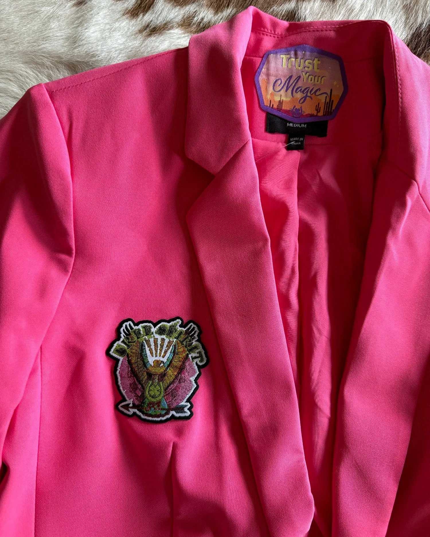 One Pretty in Pink Cowgirl Blazer