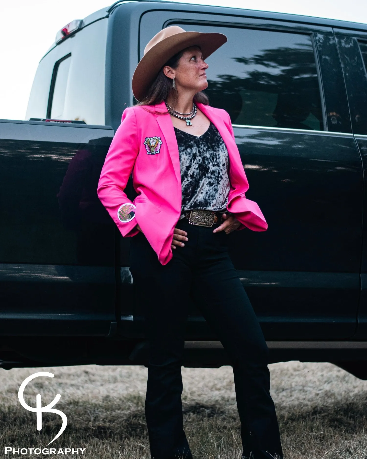 One Pretty in Pink Cowgirl Blazer