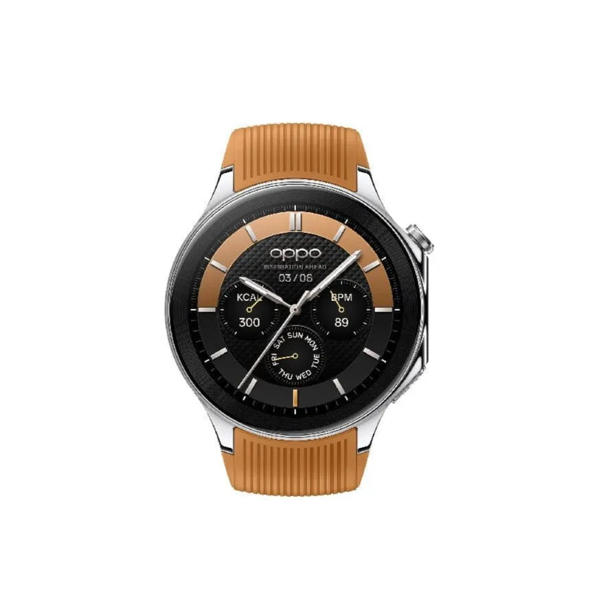 OPPO Watch X - Snapdragon W5, 100-hour battery life, Sapphire Crystal Glass Military Grade Quality, Wear OS 4 by Google