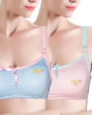 Pack of 2 -  Comforts Cotton Bra for Women